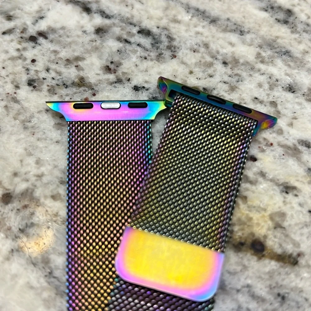 Holographic Stainless Apple Watch Band